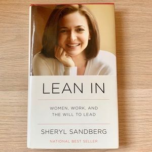 2/$10 📚 Lean In hardcover book